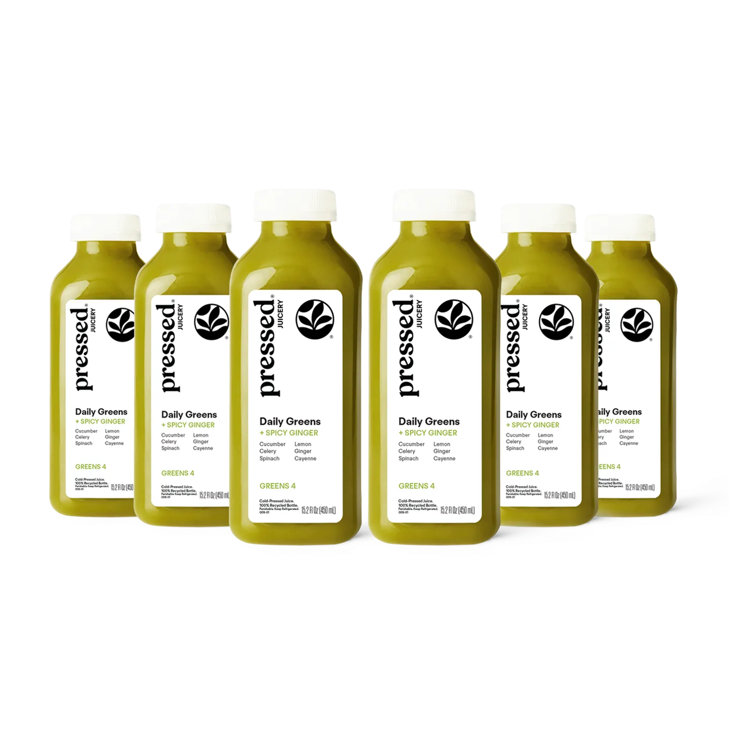 Daily Greens 4: Spicy Ginger Juice | Pressed Juicery®